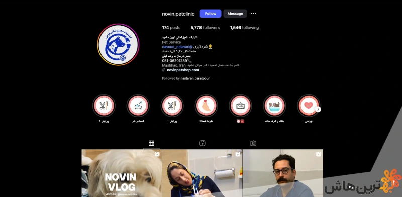 کلینیک دامپزشکی نوین